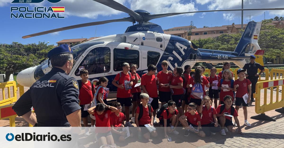 National Police Invites Schoolchildren in Las Palmas to “Experience Life as a Police Officer for a Day”