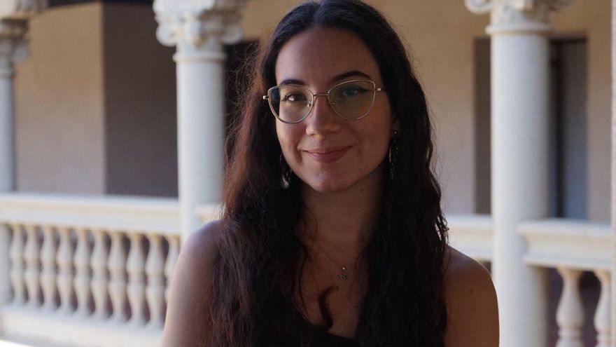 M. Ángeles Guzmán, estudiante y portavoz de la Coordinadora de Representantes de Estudiantes de Universidades Públicas (CREUP).