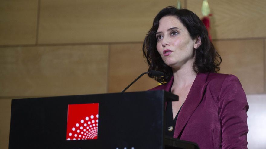 La presidenta de la Comunidad de Madrid en funciones, Isabel Díaz Ayuso.