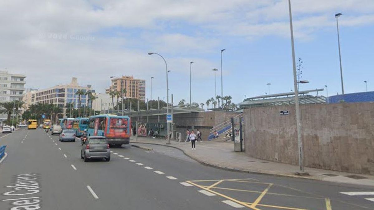 Estación de guaguas de San Telmo, en Las Palmas de Gran Canaria.