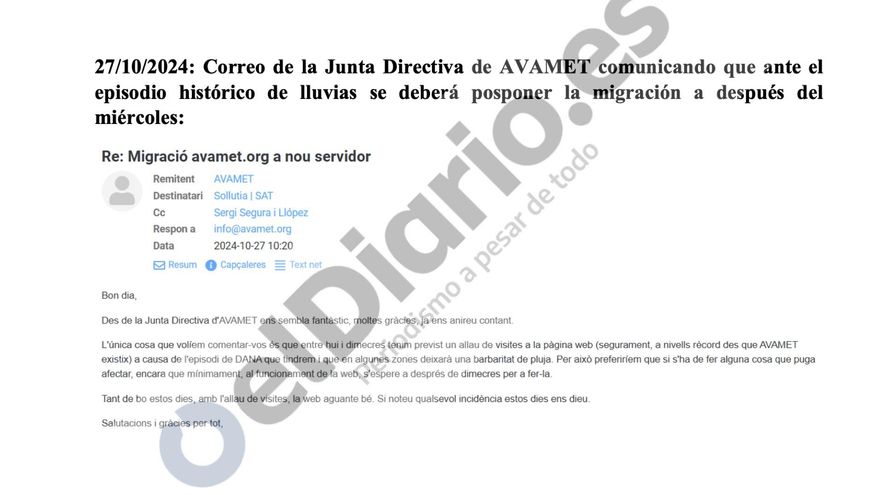 La Asociación Valenciana de Meteorología preveía una "barbaridad de lluvia" en la dana y una "avalancha" de visitas a su web