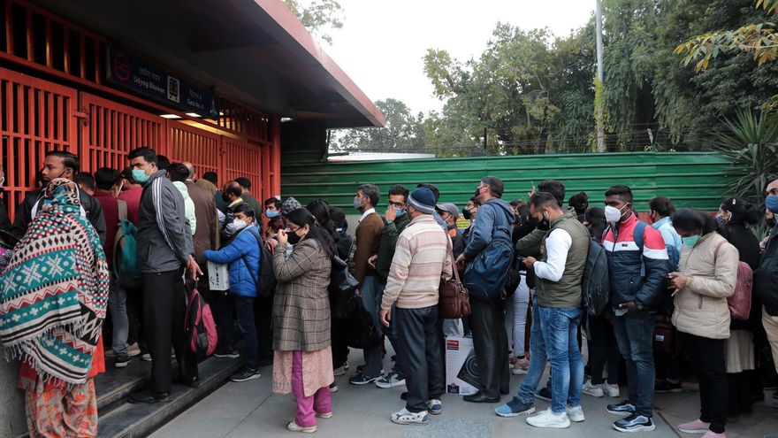 La India supera los 10.000 casos de covid-19 en plena expansión de ómicron