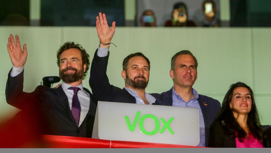Iván Espinosa de los Monteros, Santiago Abascal, Javier Ortega-Smith y Rocío Monasterio