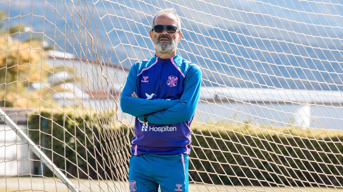 Cervera en un entrenamiento