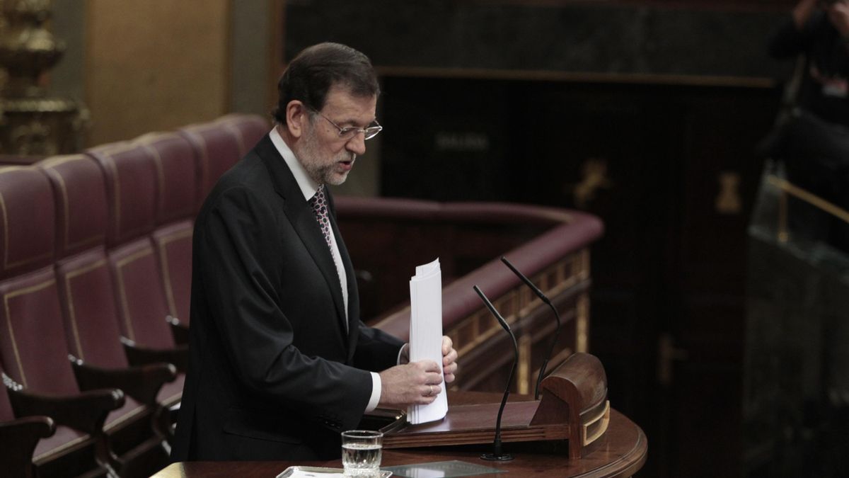 Rajoy se declara "contento" con su discurso remarcando que hay "futuro" y que ya "se notan cosas"