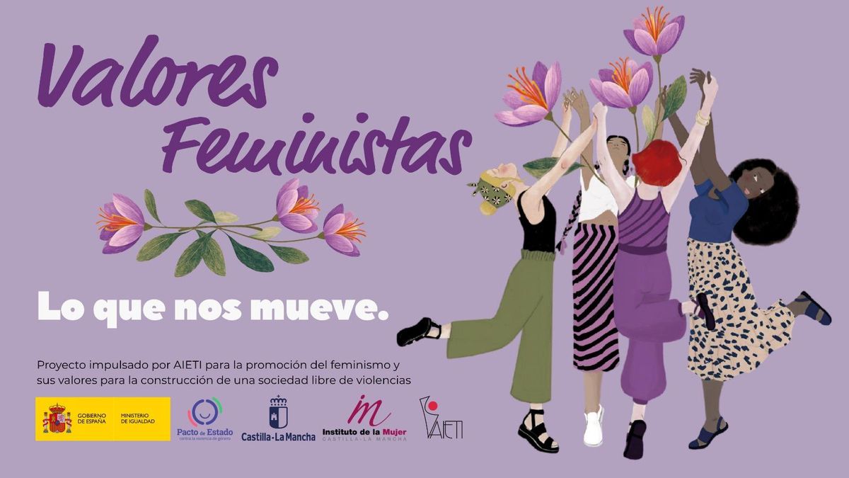 Cartel del proyecto 'Valores Feministas'