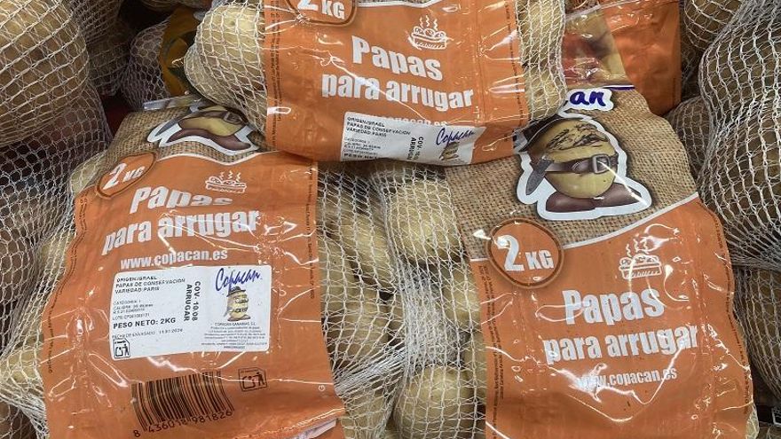 Los importadores descubren un nuevo plato de cocina canaria: papas de Israel arrugadas y con mojo