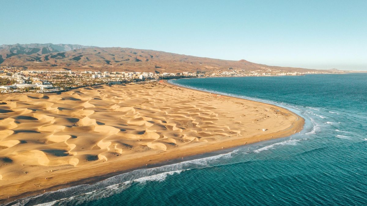 Dunas de Maspalomas en Gran Canaria.