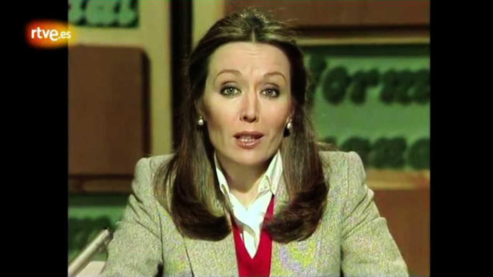 Rosa María Mateo presentando Informe Semanal