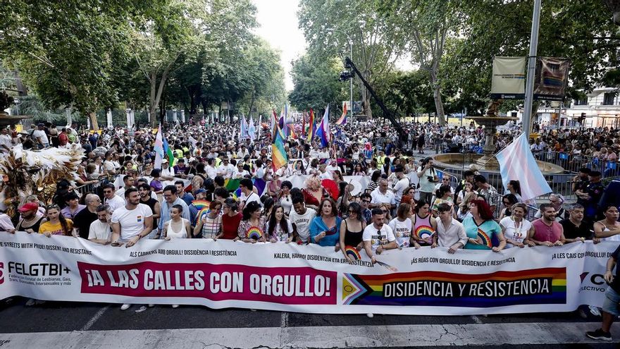 El Orgullo llena la calle frente a la ofensiva reaccionaria global