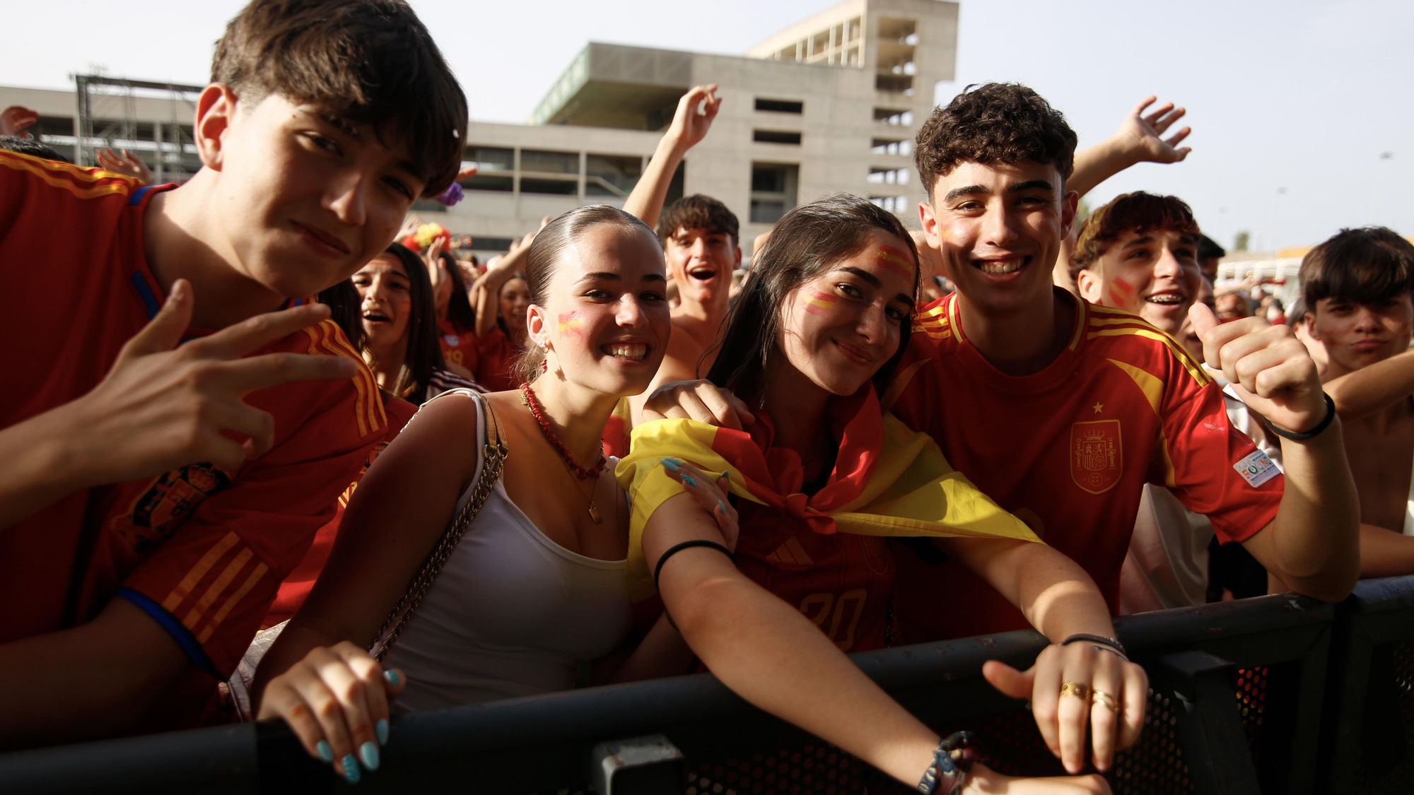 Afición de la selección española en el Córdoba Live