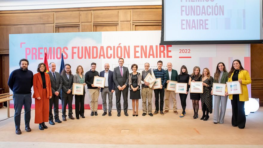 Todos los galardonados de la Fundación Enaire este 2022.