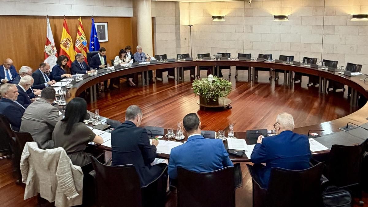 El PSOE se va del pleno de la Diputación de Huesca tras acusar al presidente de "reírse" cuando recordaban a Maricarmen