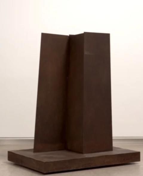 Maqueta de Richard Serra para la futura y nunca ejecutada escultura de Callao.