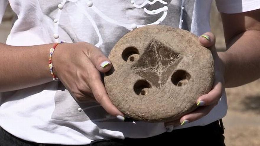 La original media bola o 'bola cacha'.