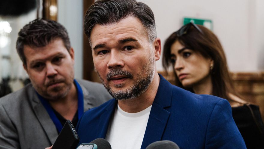 Archivo - El diputado de ERC Gabriel Rufián.