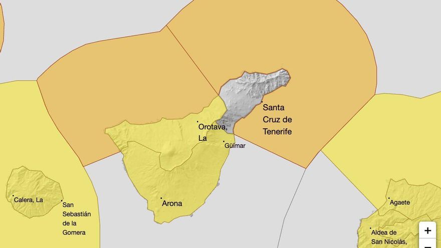 Infografía del tiempo en la isla de Tenerife este lunes 30 de noviembre