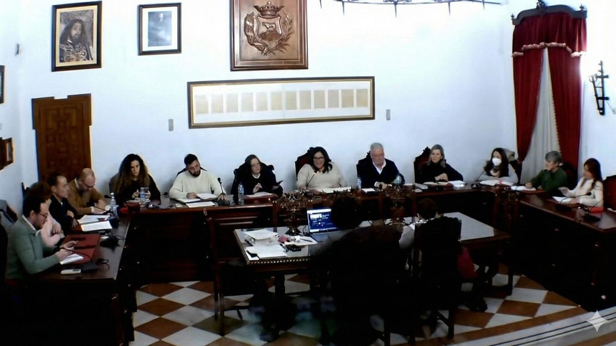 Pleno del Ayuntamiento de Montoro.