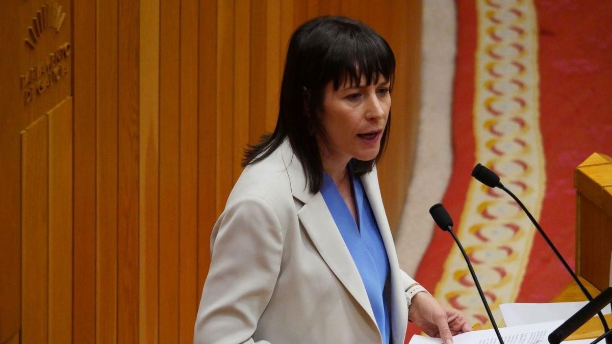 Ana Pontón acusa a Rueda de ser “el presidente del estancamiento” y de tratar a los trabajadores “como vagos y maleantes”