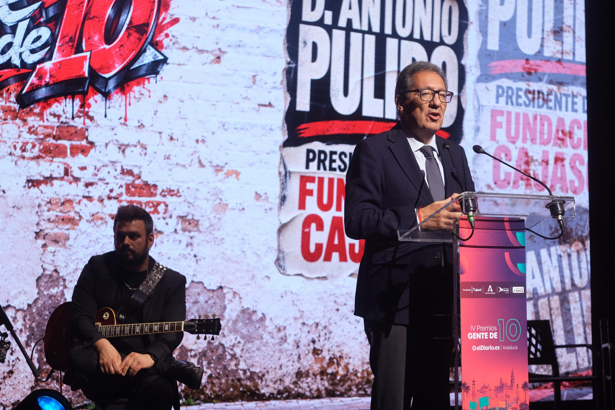 Pulido, dirigiéndose al público.