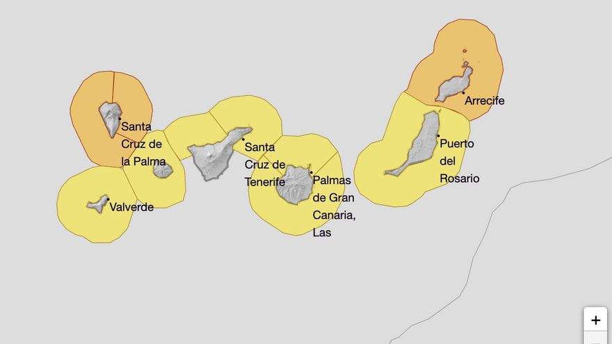 Canarias continúa este domingo en aviso por fuerte oleaje