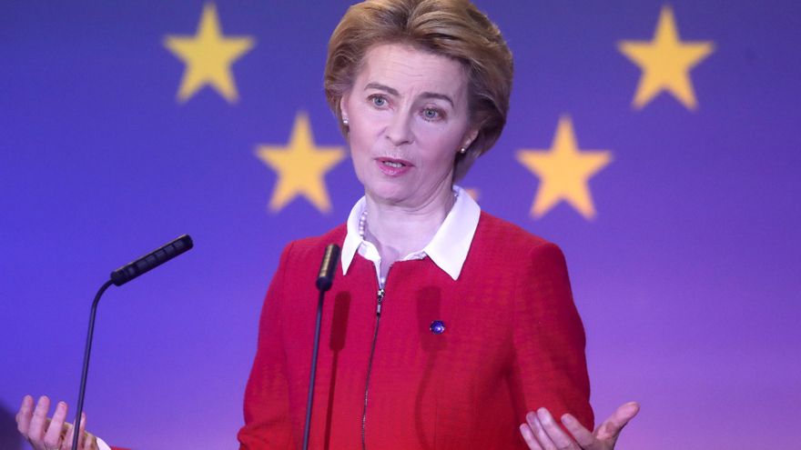La presidenta de la Comisión Europea Ursula Von Der Leyen. EFE/EPA/OLIVIER HOSLET/Archivo