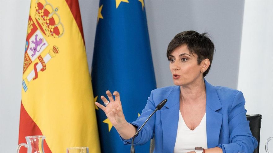 La ministra de Vivienda y Agenda Urbana, Isabel Rodríguez, durante una rueda de prensa posterior al Consejo de Ministros en una imagen de archivo.