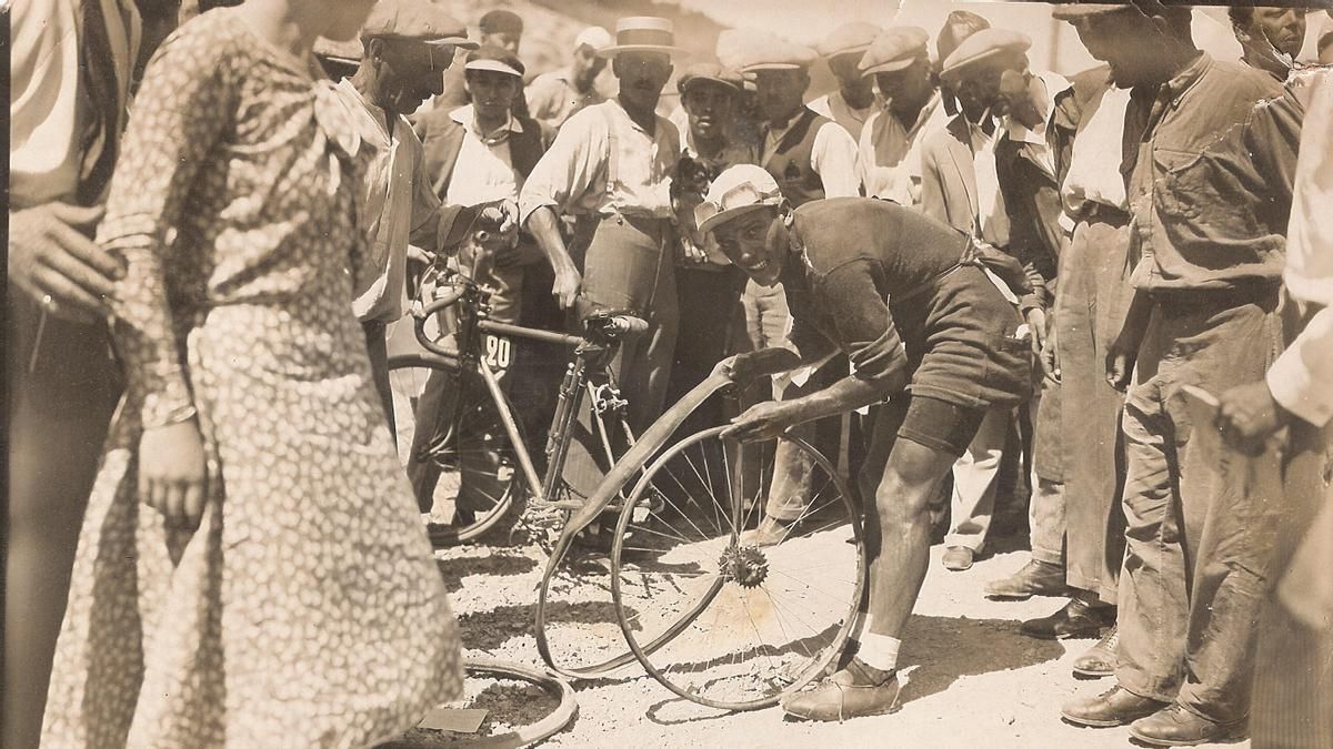 El ciclista Francisco Cepeda Nistal, en el Tour de Francia. 