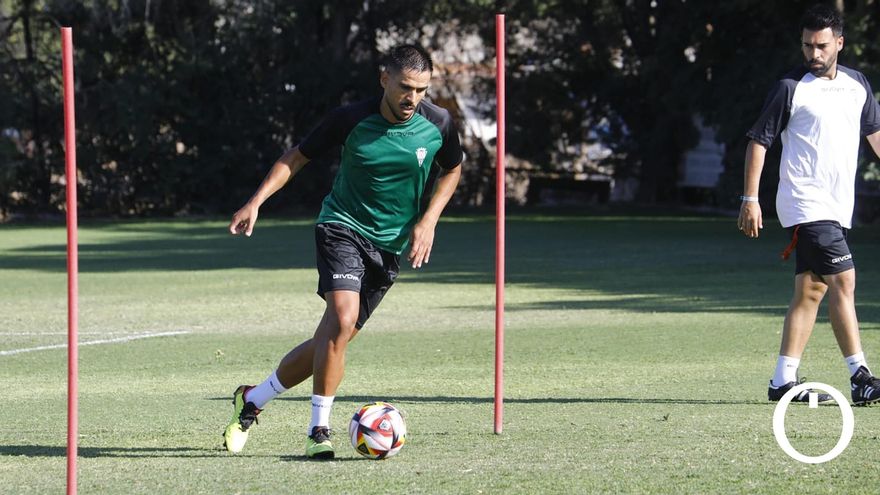 Recio ya suda en la Ciudad Deportiva con el Córdoba CF