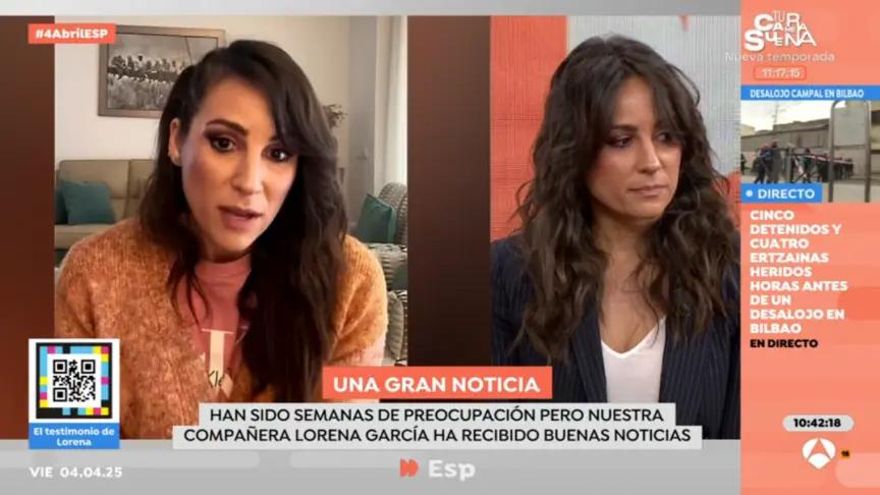 La emoción de Lorena García al contar que ha sido operada de un tumor: "He pasado miedo"