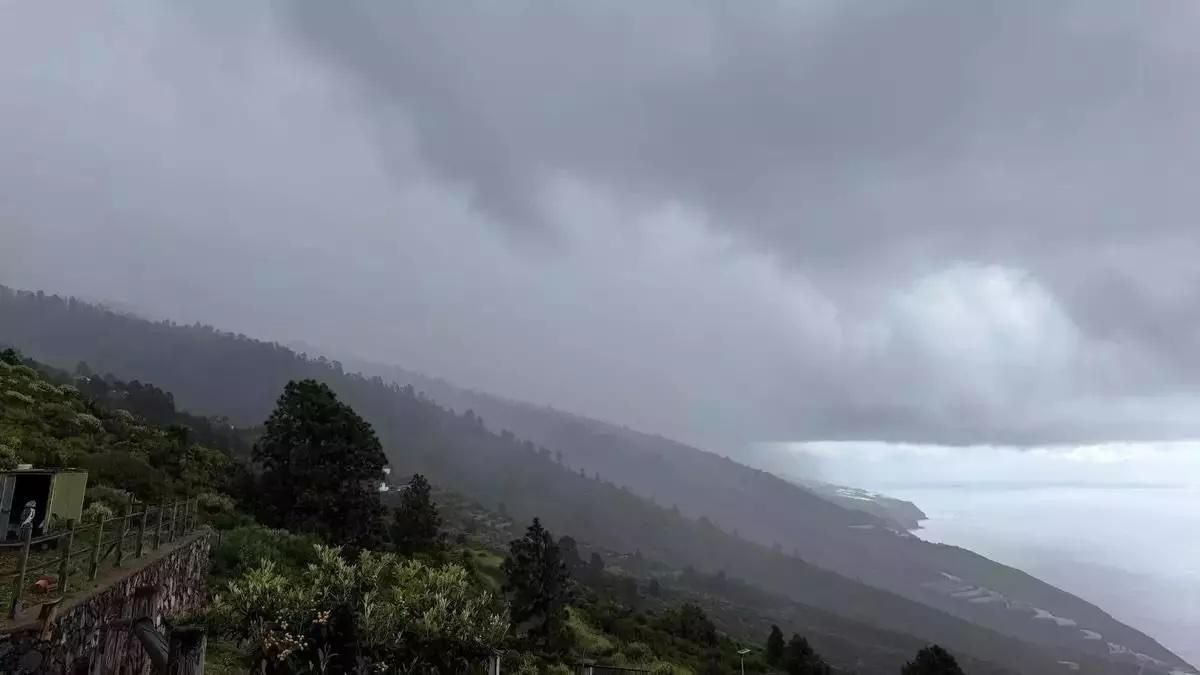Probables lluvias este miércoles en el norte y descenso de temperaturas en La Palma
