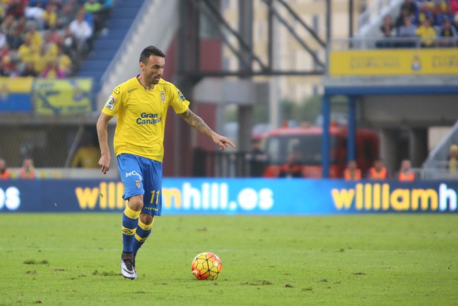 Partido entre la UD Las Palmas y el Celta de Vigo en el Estadio de Gran Canaria. (Alejandro Ramos).