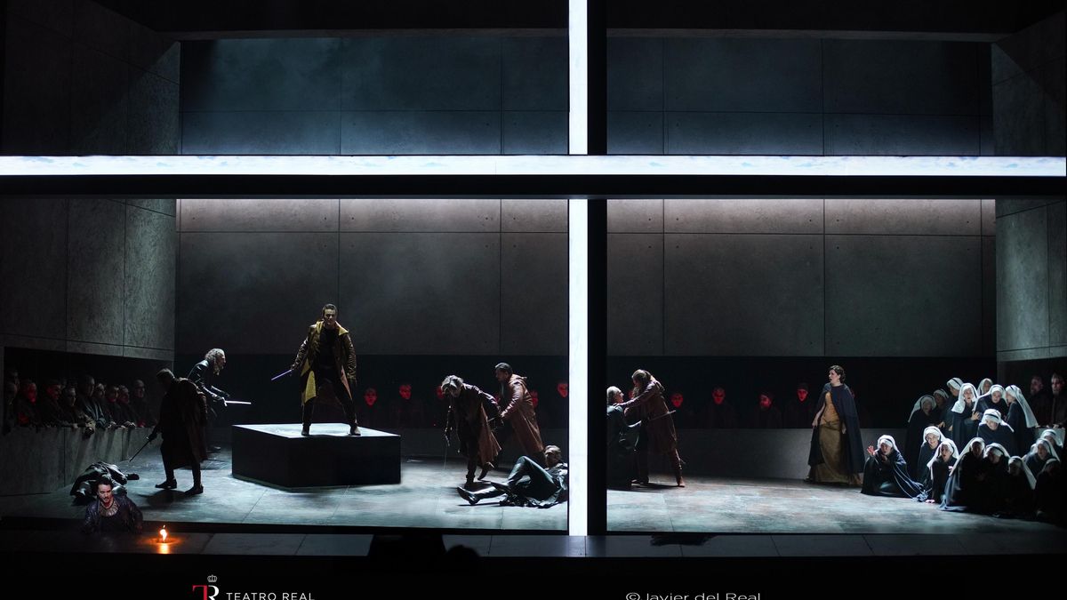 Puesta en escena de 'Il trovatore'