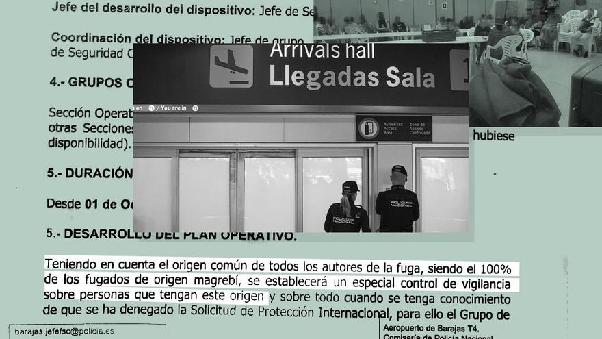 La Policía ordena "un control especial" a los "magrebíes" dentro del colectivo de inadmitidos en Barajas