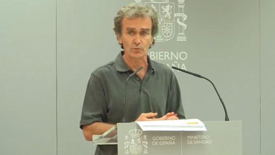 Fernando Simón,  director del Centro de Coordinación de Alertas y Emergencias Sanitarias.