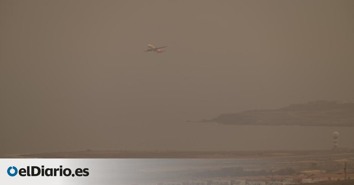 Una densa calima invade Fuerteventura
