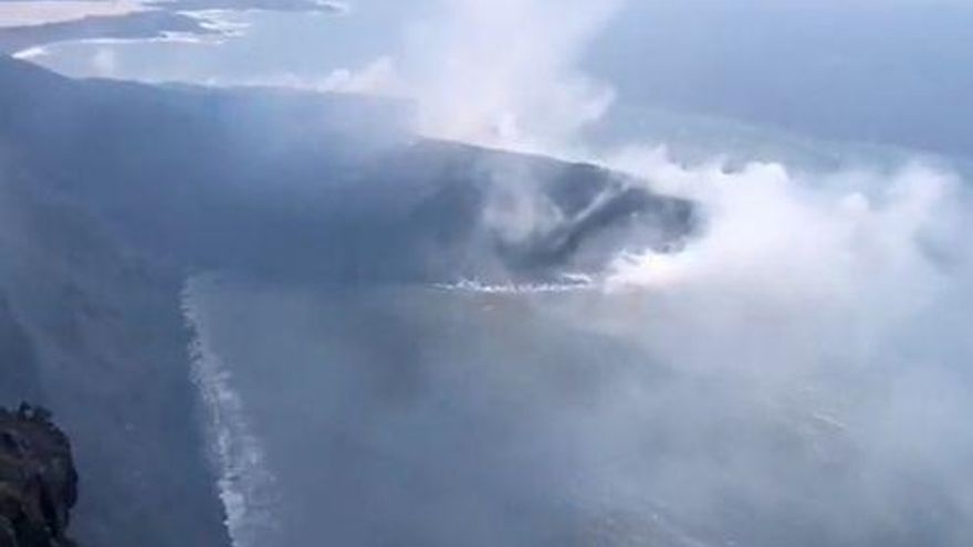 El terreno ganado al mar por el volcán de La Palma es propiedad del Estado y pasa a formar parte del patrimonio geológico