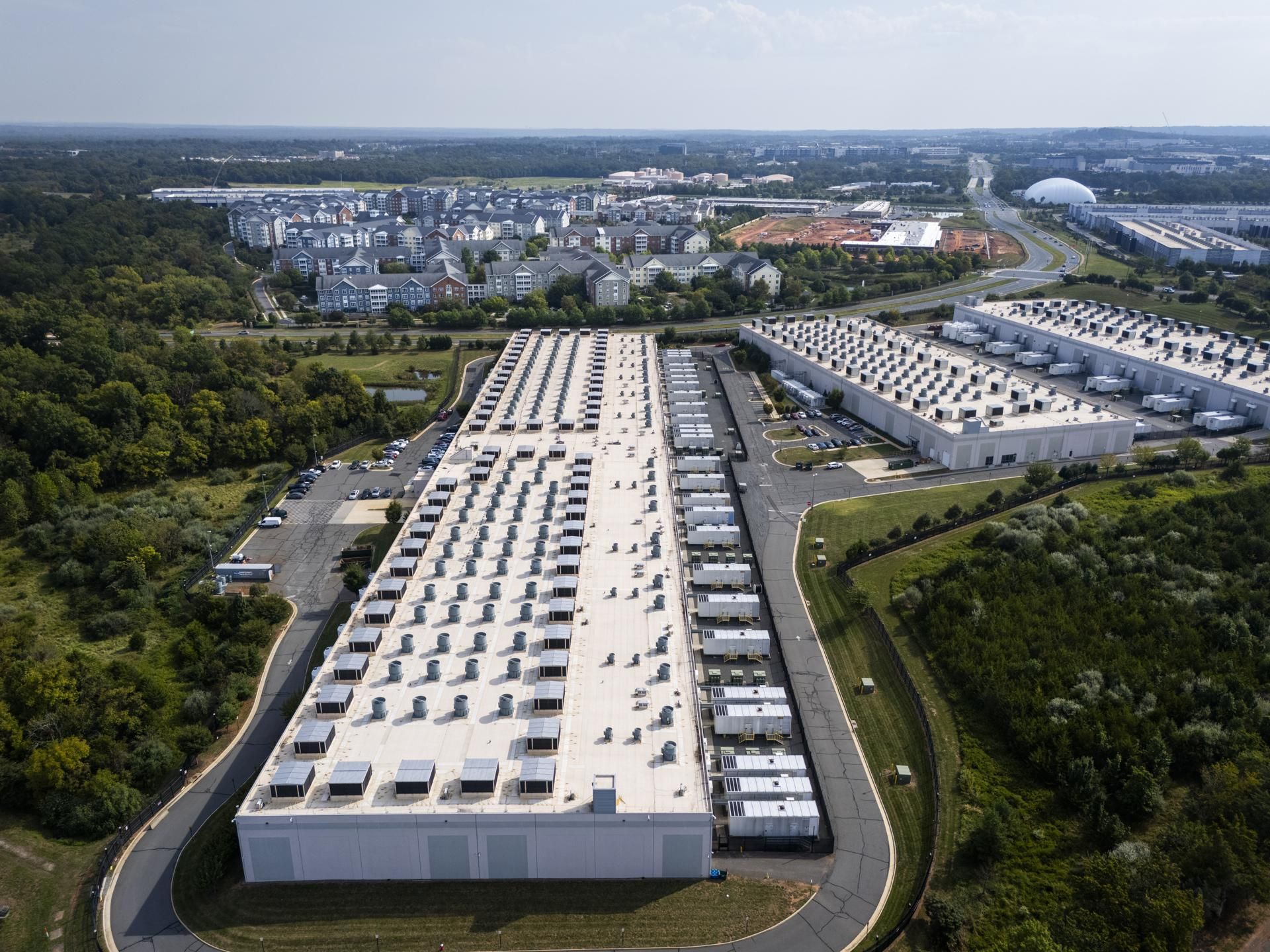 One of the AWS data centers in Northern Virginia, one of the areas on the planet with the highest concentration of these infrastructures