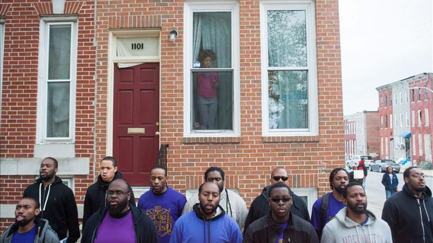 Protestas en Baltimore por la muerte de un afroamericano durante su detención