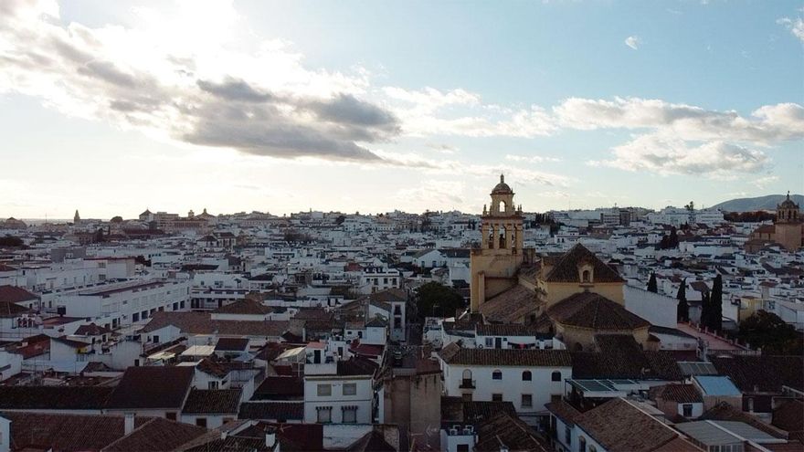 Vista aérea del barrio de la Axerquía
