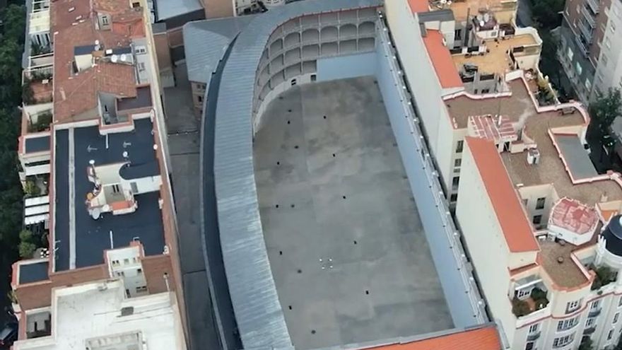 La asociación que tumbó el primer plan sobre el Beti Jai denuncia en los tribunales el nuevo intento de Almeida para cubrirlo