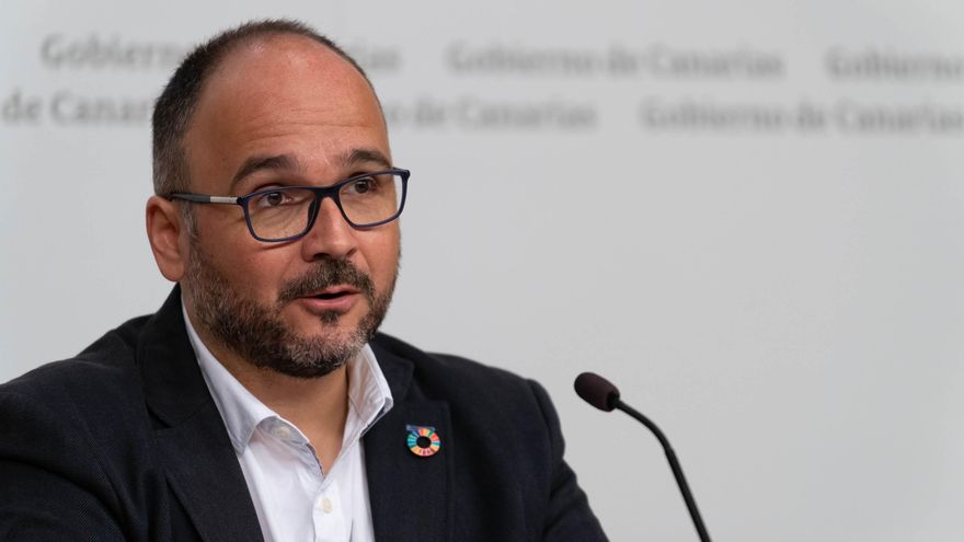 El consejero de Transición Ecológica, Lucha contra el Cambio Climático y Planificación Territorial del Gobierno de Canarias, José Antonio Valbuena
