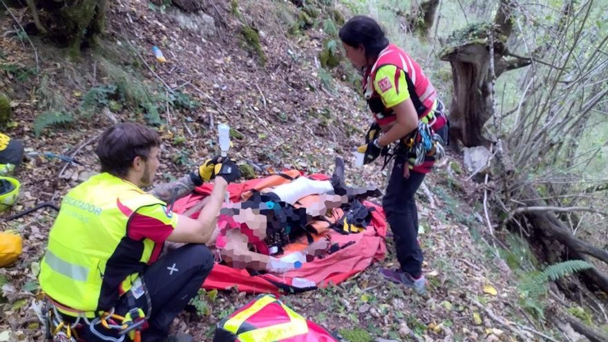 Rescate en Camaleño