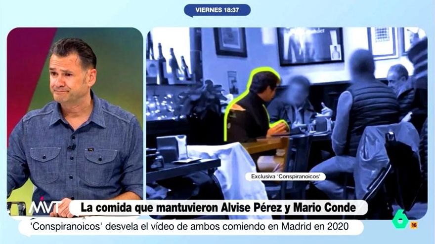 Iñaki López ironiza con Alvise Pérez en laSexta: "Está orgulloso de haber dejado de estudiar en primaria"