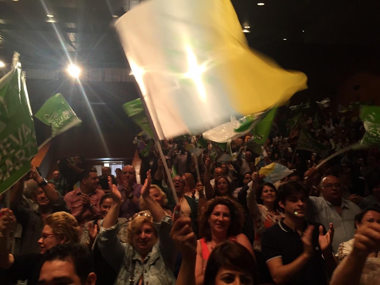 Acto central de campaña de Nueva Canarias.