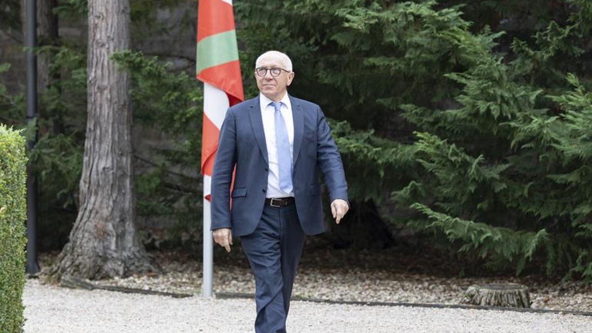 Etchegaray, en Ajuria Enea, a finales de 2025