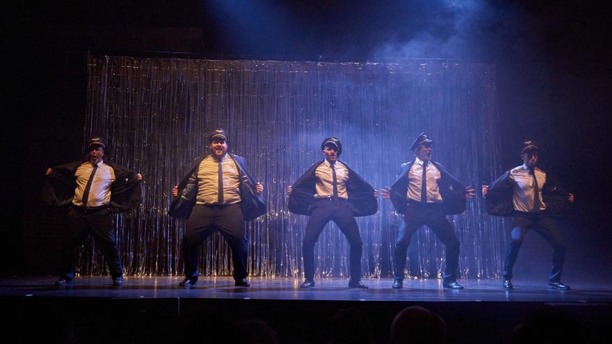 Escena del musical 'The Full Monty'.