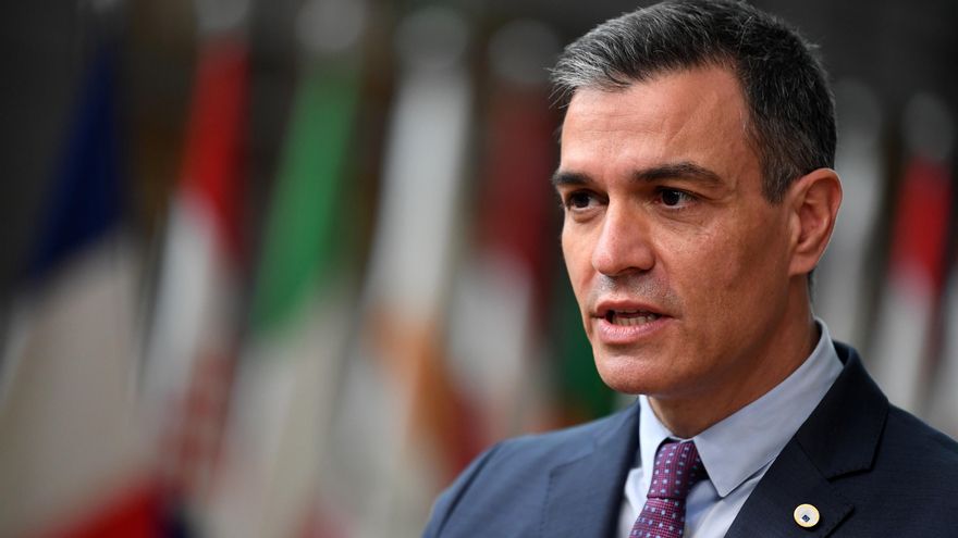 El presidente del Gobierno, Pedro Sánchez, este jueves en Bruselas. EFE/EPA/JOHN THYS / POOL