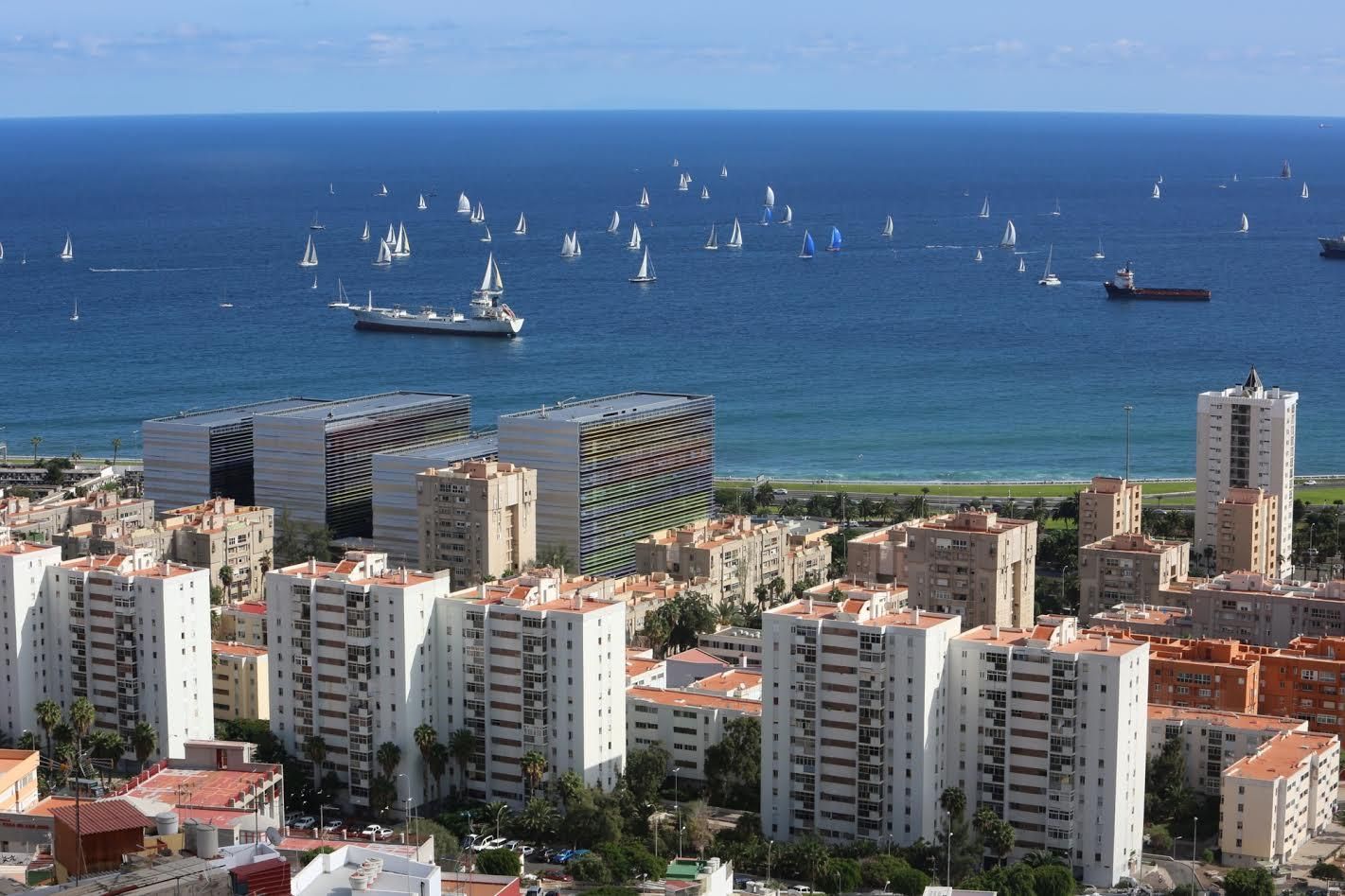 Las embarcaciones de la ARC zarpan hacia el Caribe. (ALEJANDRO RAMOS)
