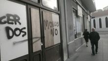 Pintadas racistas en Vitoria